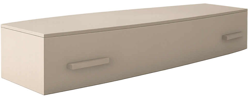 Ataúd ecológico Eco Esencia de diseño minimalista fabricado con materiales sostenibles
