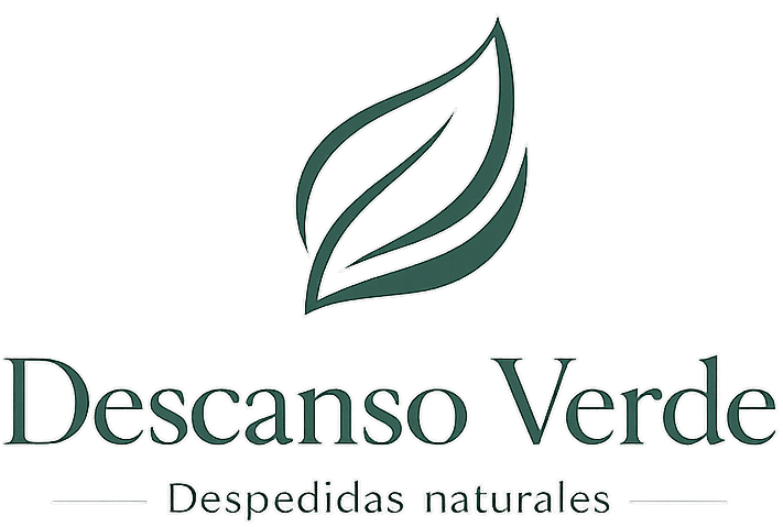 Logo de Descanso Verde, empresa de ataúdes ecológicos y despedidas naturales